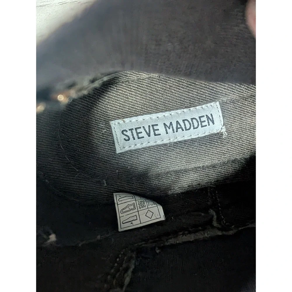 Steve Madden Style P-insist 982 Men Leather Chelsea Ankle Shoes Sz. 12 Pull On